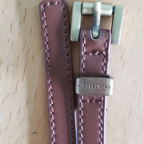 Michael Kors Brown Leather Belt - Picture 1 of 5